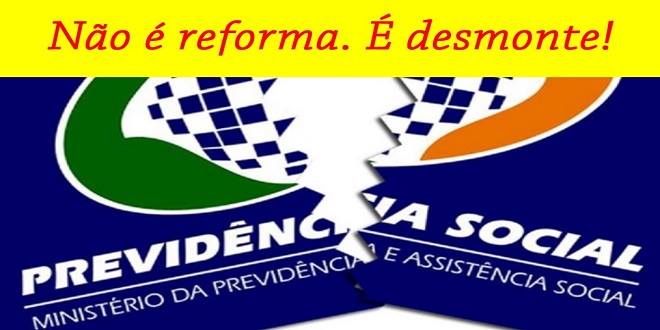  Governo mente sobre Previdência Social