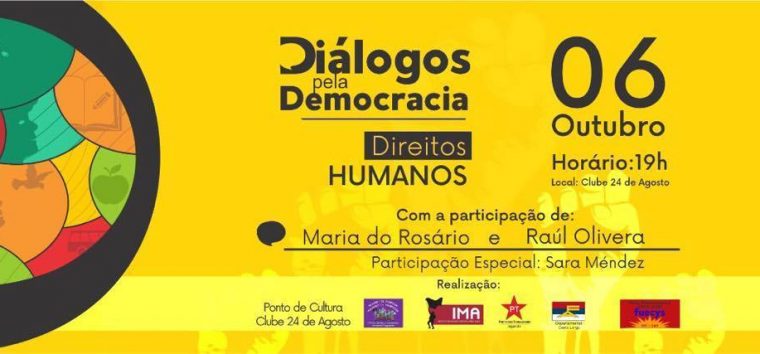  Diálogos pela Democracia debate questões ligadas aos Direitos Humanos
