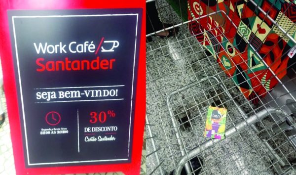  Constrangimento: trabalhadores do Santander protestam contra VR e VA