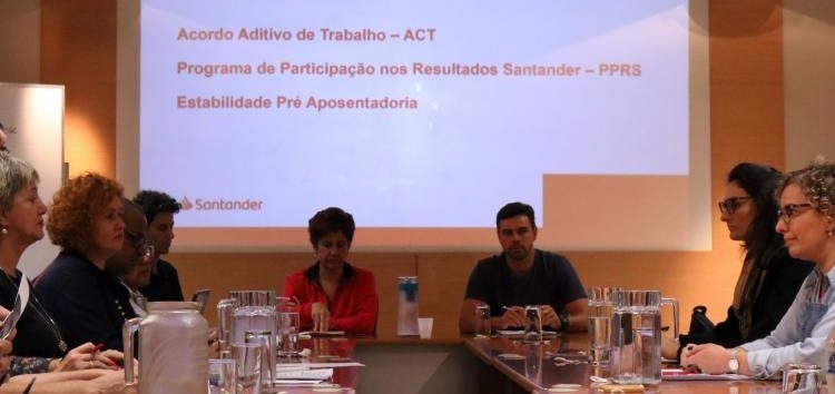  Santander não atende principal reivindicação sindical