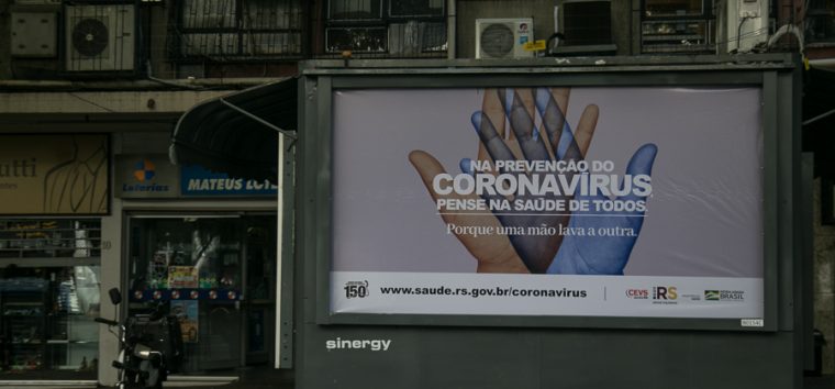  RS registra 90 mortes e 2.100 casos do novo coronavírus