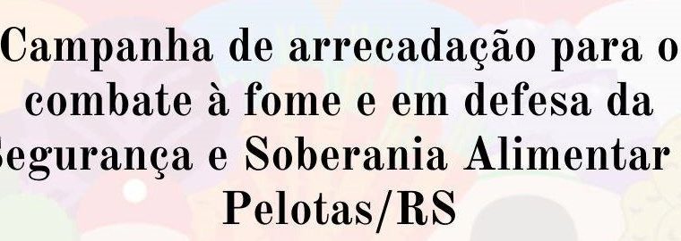  Sindicato apoia campanha de combate à fome em tempos de coronavírus