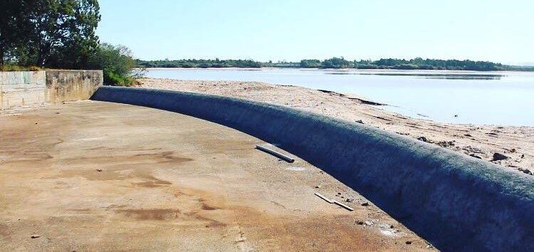  Barragem Santa Bárbara em Pelotas atinge nível mais baixo da história