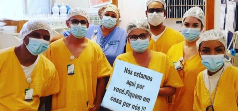  RS: profissionais da saúde relatam rotina difícil com explosão de covid-19 em hospitais