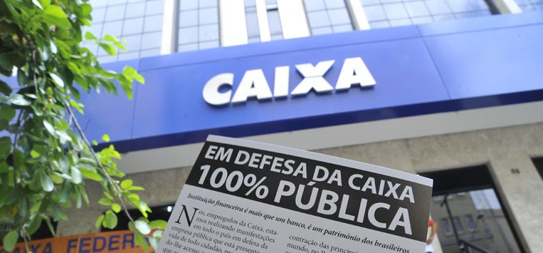  População brasileira é contra a privatização da Caixa, diz pesquisa