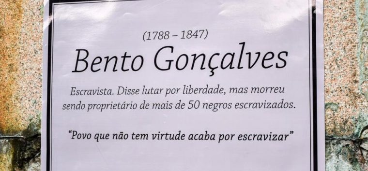  Do Sul 21: Ação de ativistas negros questiona papel de heróis e mitos da Revolução Farroupilha