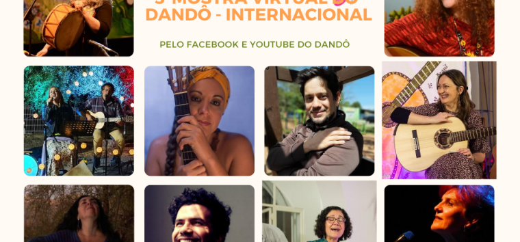  Mostra Internacional da  campanha Dandô Em Casa ocorre neste sábado (04)