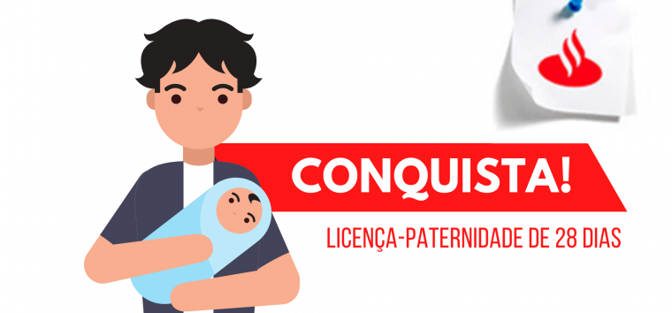  Santander atende reivindicação e ampliará licença paternidade