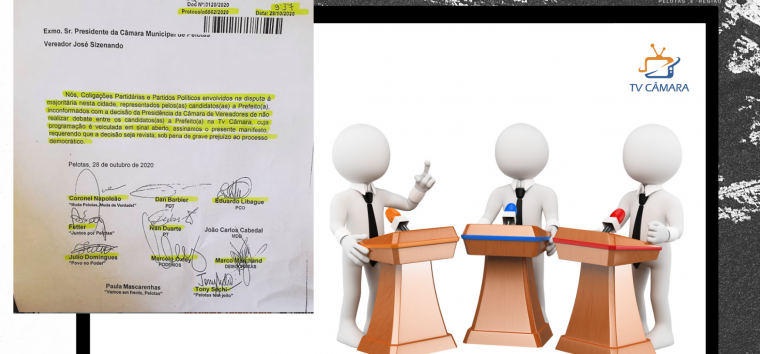  Prefeituráveis de Pelotas querem debate na TV Câmara