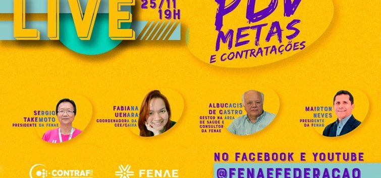  Live da Contraf-CUT e Fenae debate condições de trabalho nesta quarta (25)