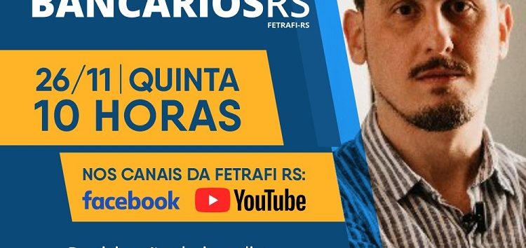  Fetrafi-RS lança portal BancáriosRS nesta quinta-feira (26)