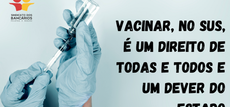  Rede de médicos populares defende vacinação como obrigação do Estado brasileiro
