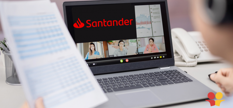  Acordo de teletrabalho com o Santander só na Espanha