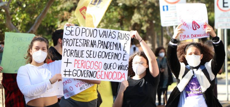  3J: Pelotas volta às ruas pelo Fora Bolsonaro neste sábado (3/7)