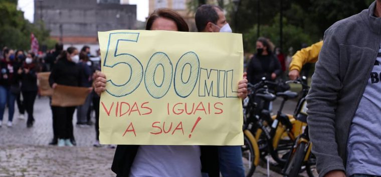  925 vidas perdidas para a Covid-19 em Pelotas: em todo o país, já são mais de 500 mil mortes