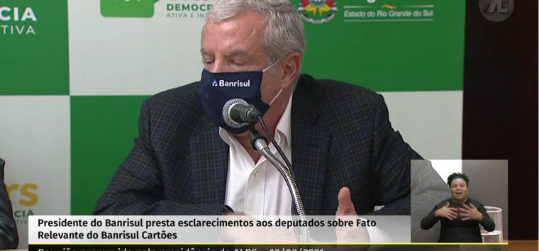  Presidente do Banrisul admite entregar controle da Banrisul Cartões