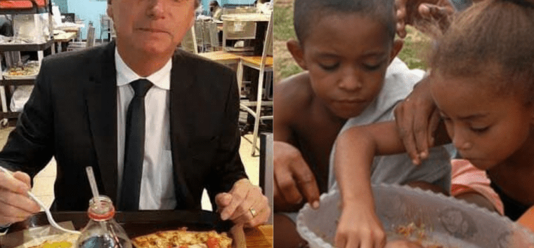  Brasileiros passam fome com Bolsonaro