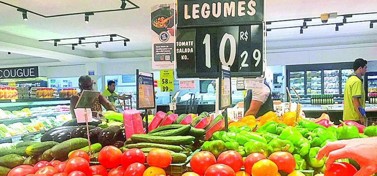  No Brasil, explosão no preço dos alimentos