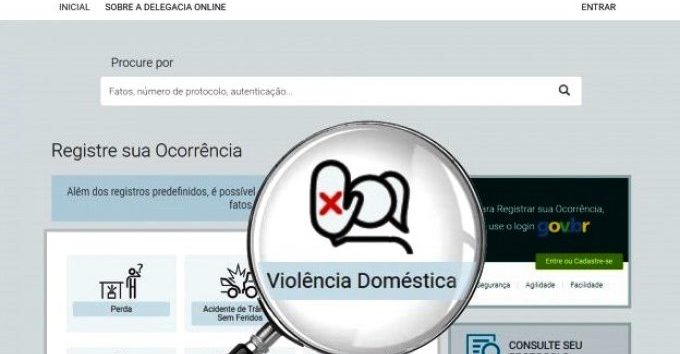  Violência doméstica pode ser registrada na Delegacia On-line
