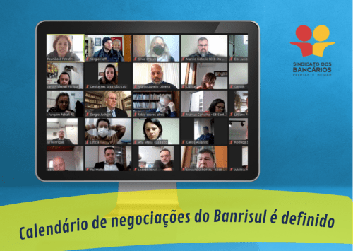 Calendário de negociações do Banrisul definido