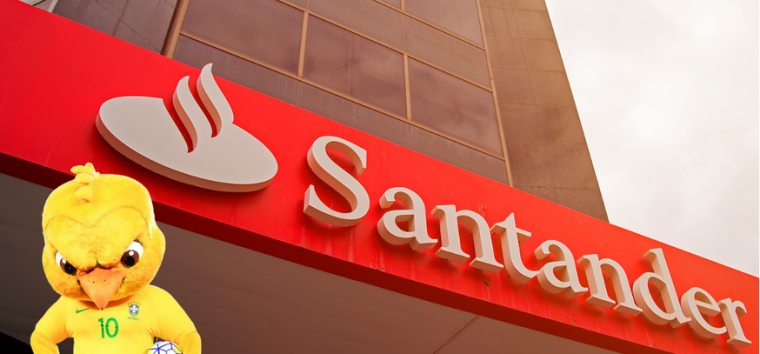  Santander não vai abonar horas não trabalhadas em jogos do Brasil