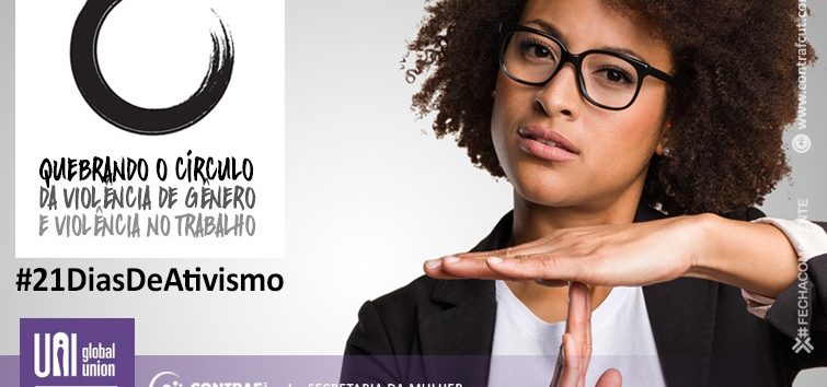  Contraf-CUT participa de campanha pelo fim da violência contra mulheres