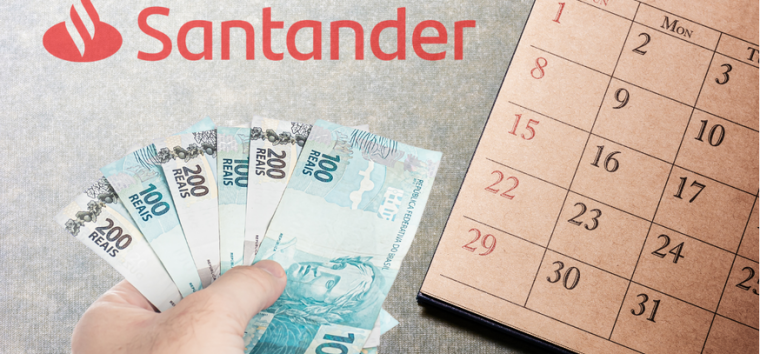 Santander anuncia data de pagamento do 13º, do salário e do VA/VR de dezembro