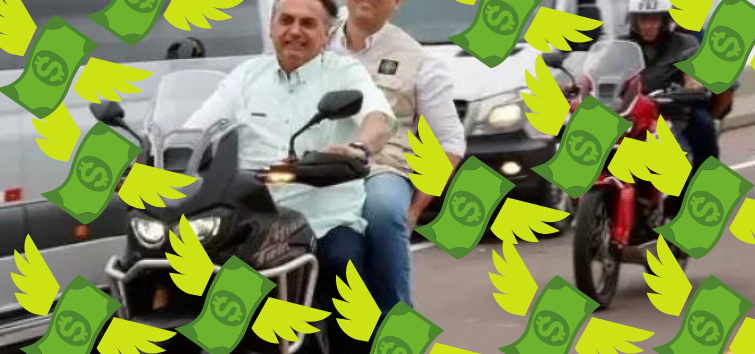  Com cartão corporativo, Bolsonaro gastou R$ 100 mil em cada motociata