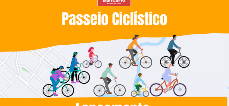  Passeio Ciclístico marca o lançamento do Movimenta Bancário neste sábado (4/3) em Pelotas