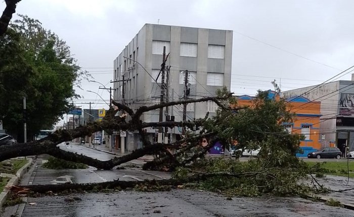  Ciclone castiga o município de Pelotas