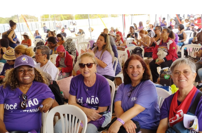  Diretora Raquel Gil participa da Marcha das Margaridas