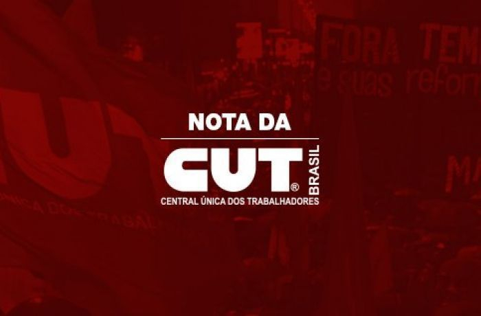  Nota da CUT sobre a redução da taxa Selic