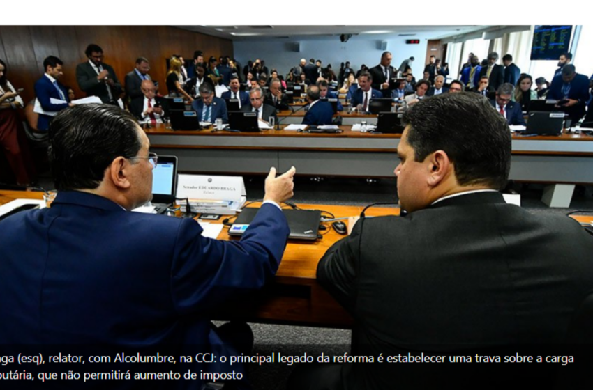  Reforma tributária avança no Senado