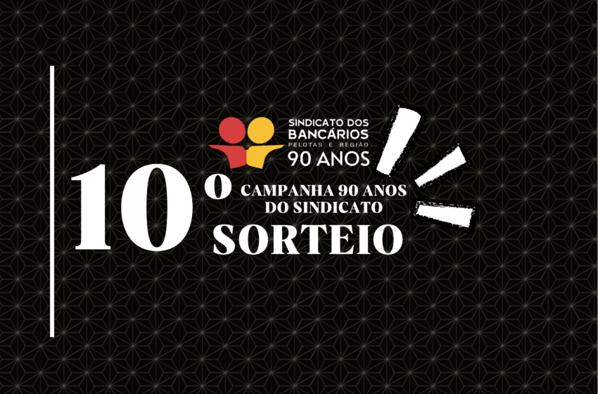  Sindicato divulga data do 10º sorteio da Campanha de Aniversário