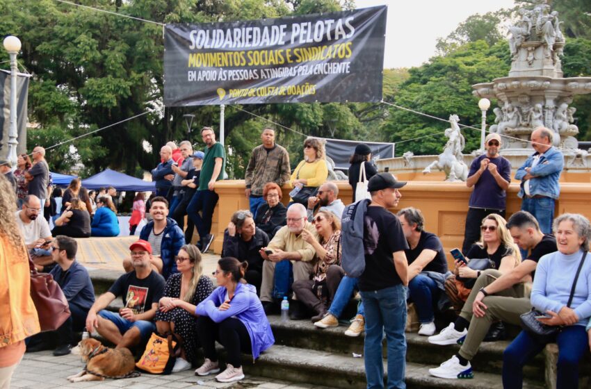  Solidariedade na Rua arrecada doações para atingidos pela enchente e celebra trabalho voluntário organizado por movimentos sociais