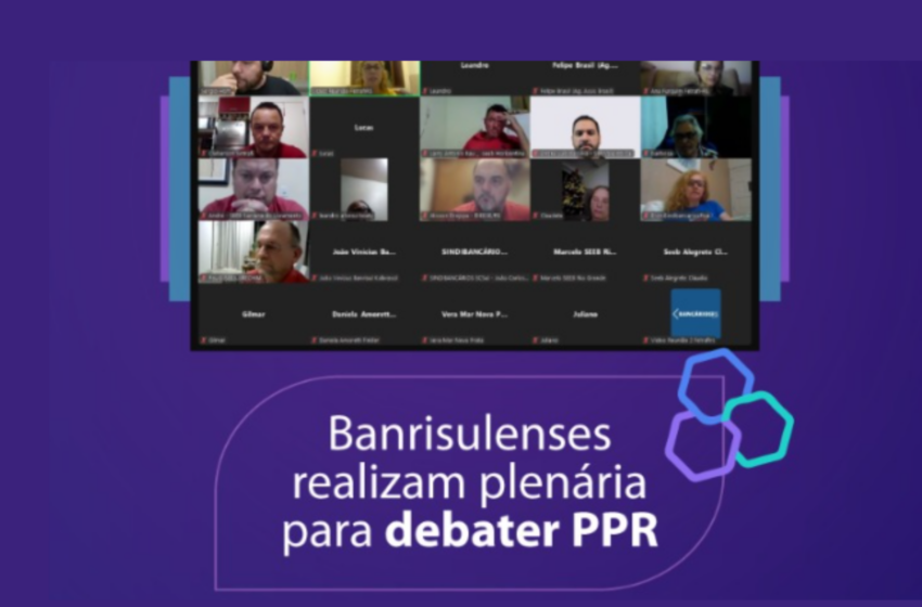  Banrisulenses realizam plenária para debater PPR