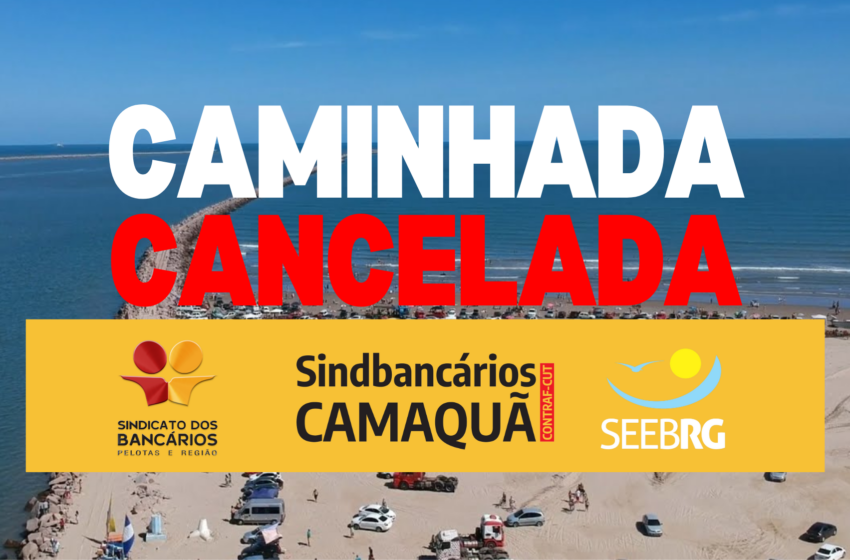  Caminhada da Regional Sul é cancelada devido a previsão de mau tempo