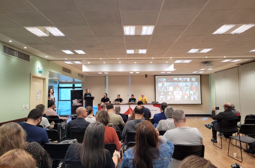  Sindicato marca presença em Conferência sobre Saúde no Trabalho